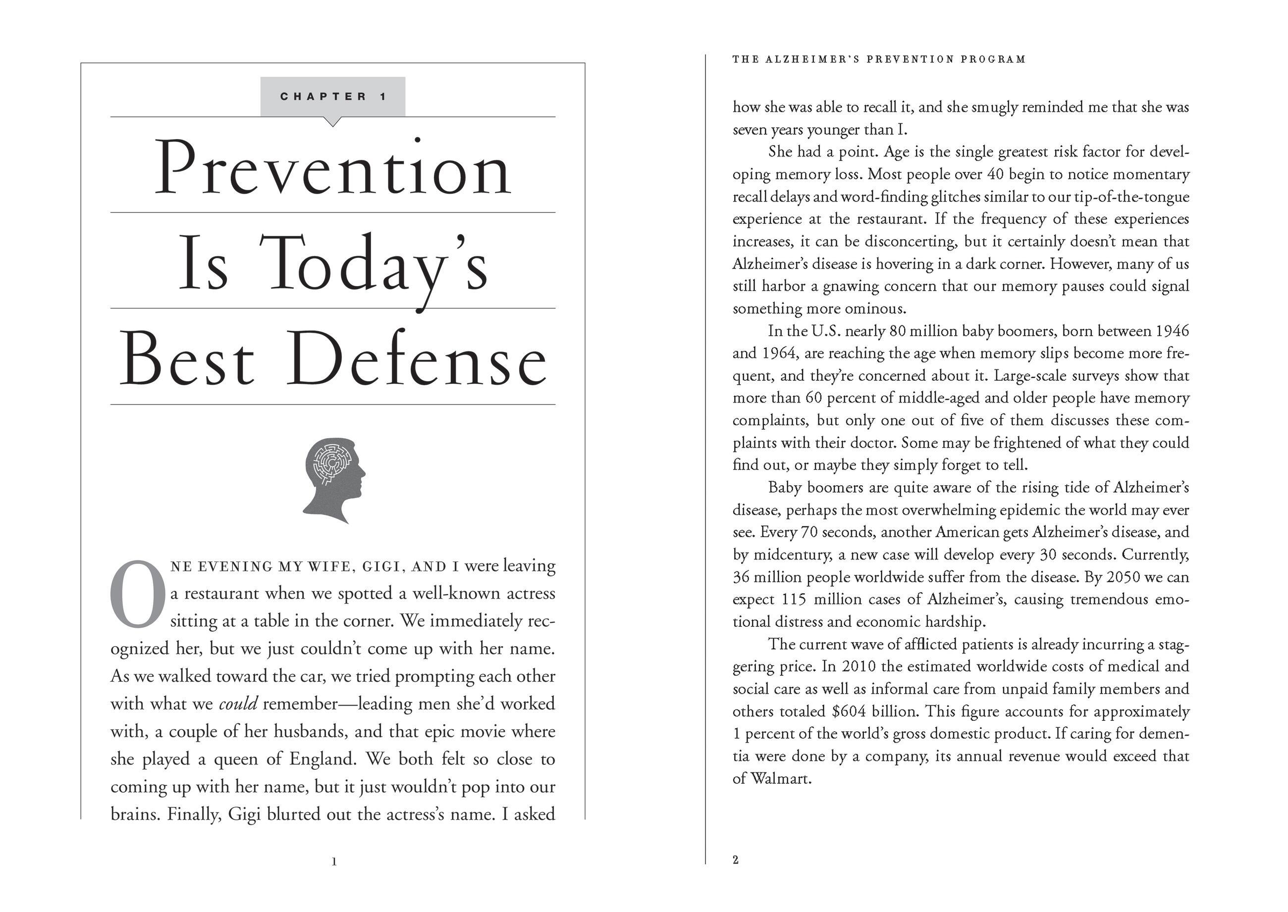 Beispielinhalt (Bild) The Alzheimer's Prevention Program