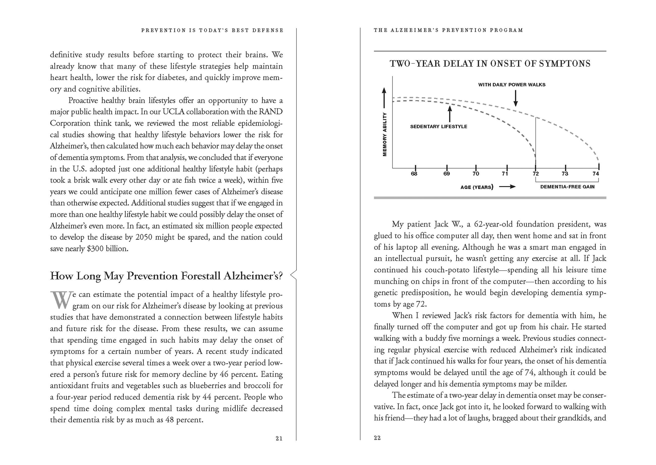 Beispielinhalt (Bild) The Alzheimer's Prevention Program