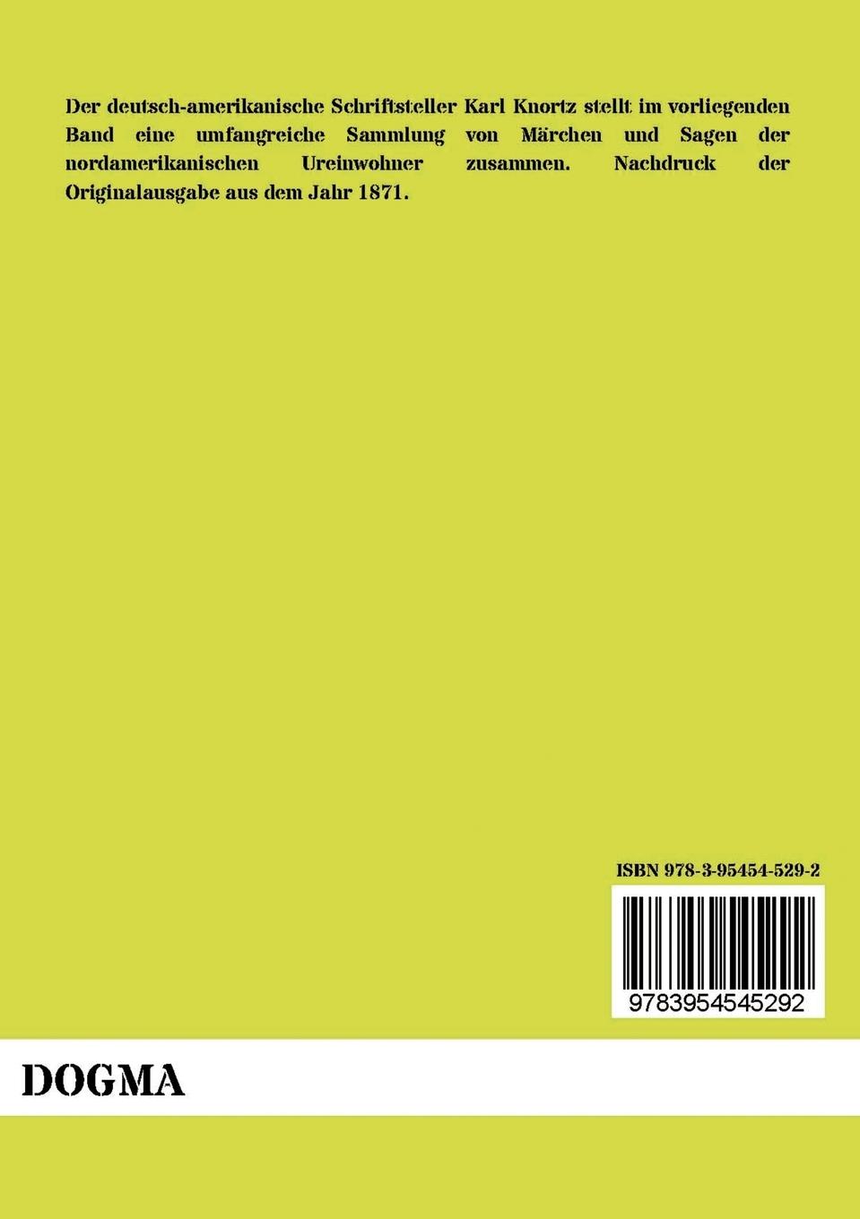 Rückseitencover Märchen und Sagen der nordamerikanischen Indianer