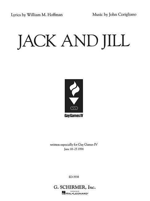 Vorderes Coverbild Jack and Jill: Voice and Piano
