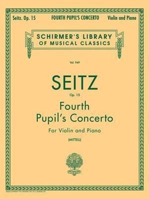 Vorderes Coverbild Pupil's Concerto No. 4 in D, Op. 15: Schirmer Library of Classics Volume 949 Piano Reduction and Part