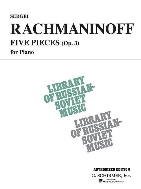 Vorderes Coverbild 5 Pieces, Op. 3 (Vaap Edition): National Federation of Music Clubs 2014-2016 Selection Piano Solo