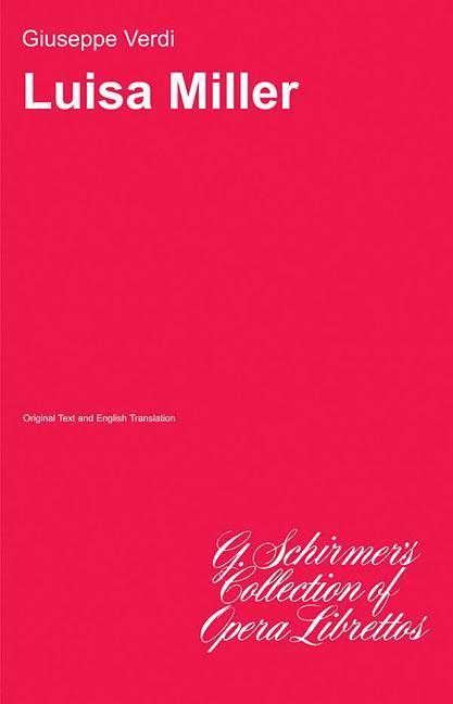 Vorderes Coverbild Luisa Miller: Libretto