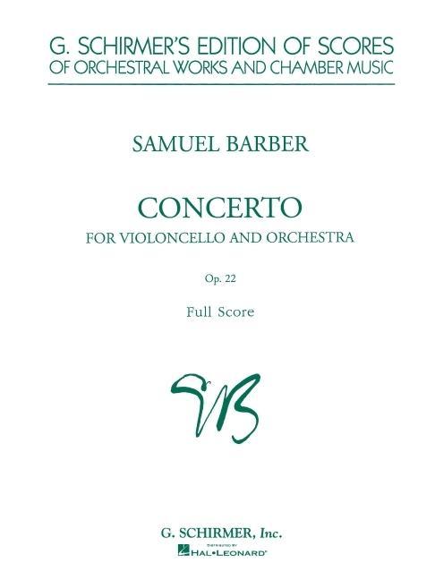 Vorderes Coverbild Cello Concerto, Op. 22: Study Score