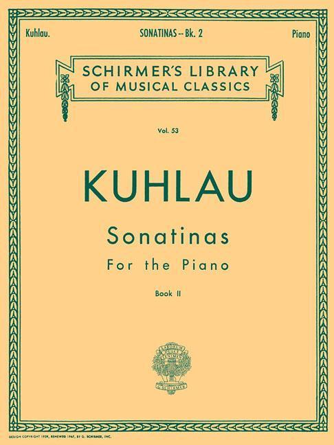 Vorderes Coverbild Sonatinas - Book 2: Schirmer Library of Classics Volume 53 Piano Solo