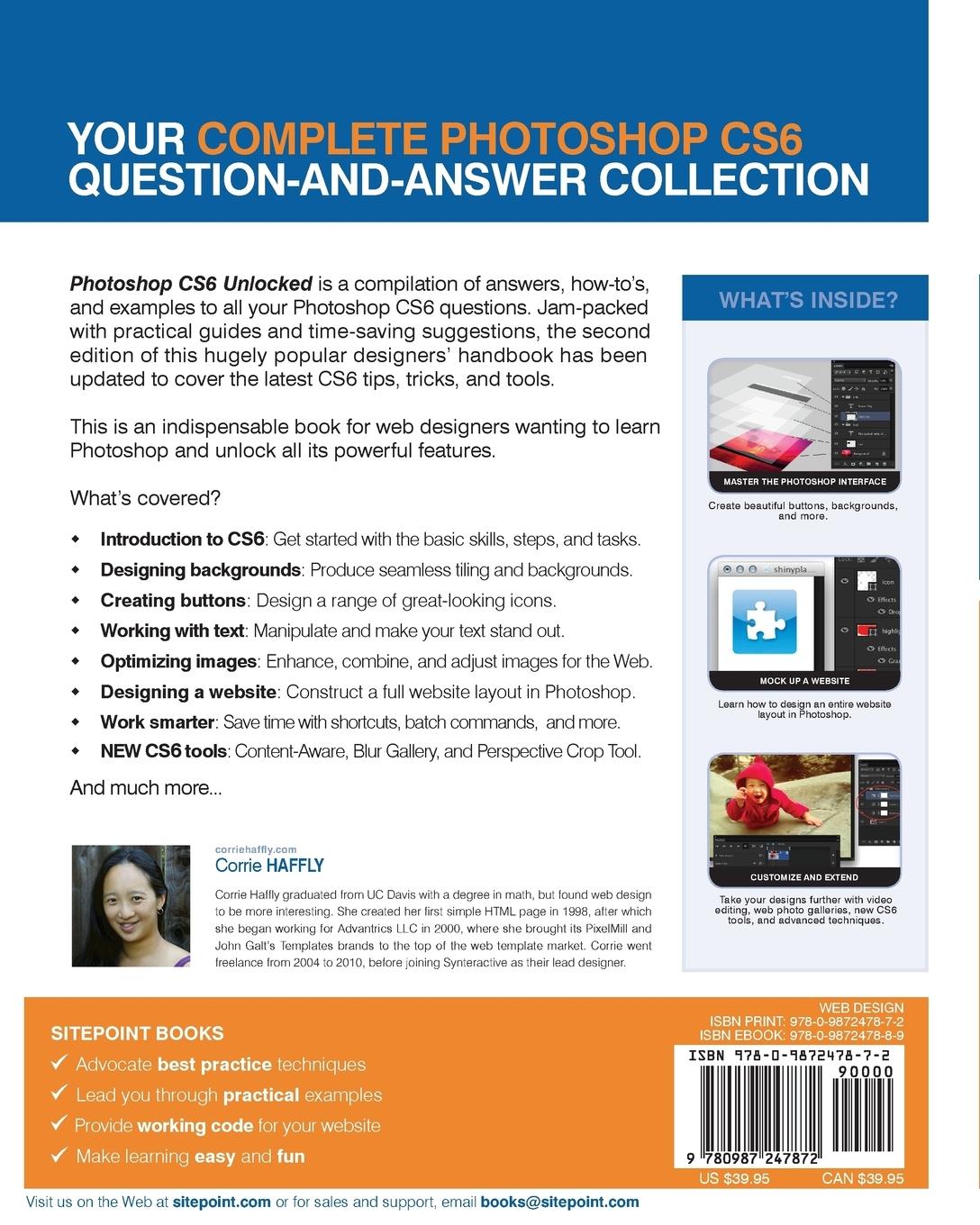 Rückseitencover Photoshop Cs6 Unlocked