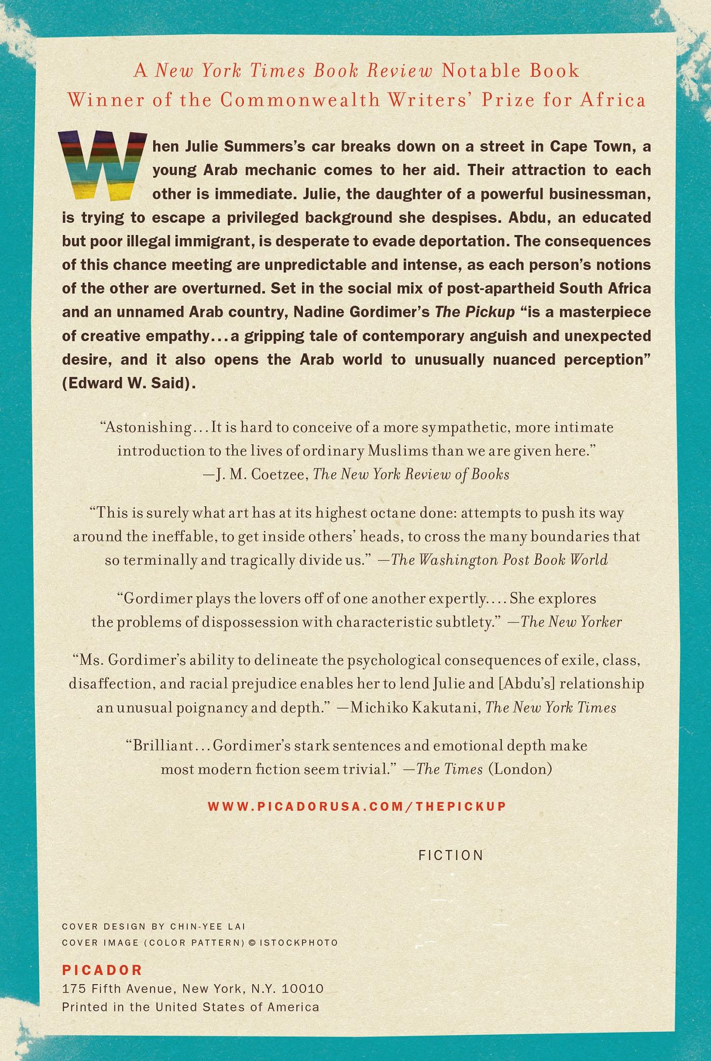 Rückseitencover Pickup