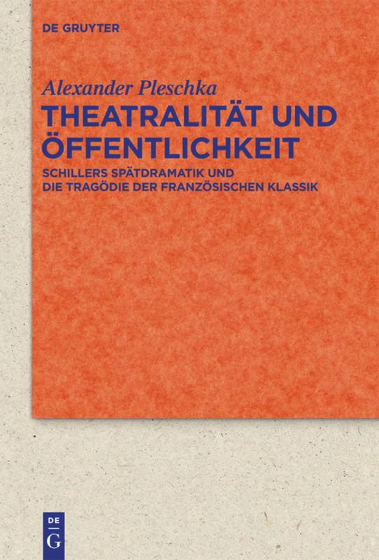 Vorderes Coverbild Theatralität und Öffentlichkeit