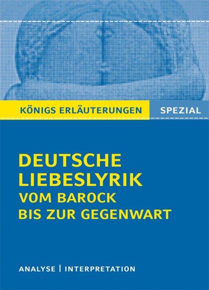 Vorderes Coverbild Deutsche Liebeslyrik vom Barock bis zur Gegenwart