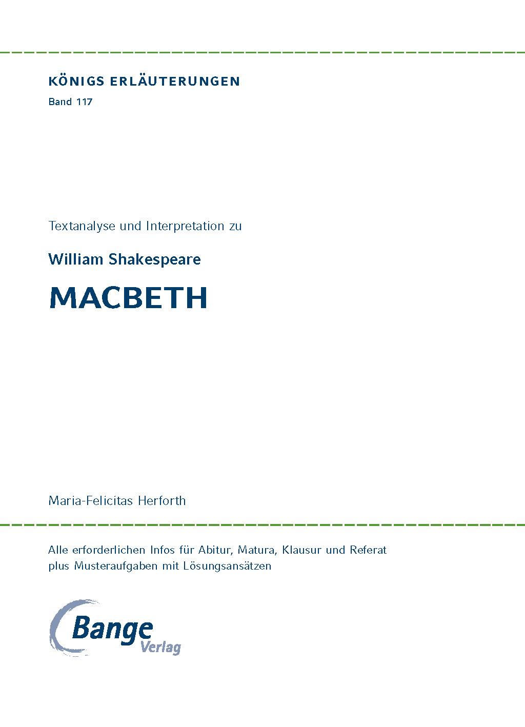Beispielinhalt (Bild) Macbeth