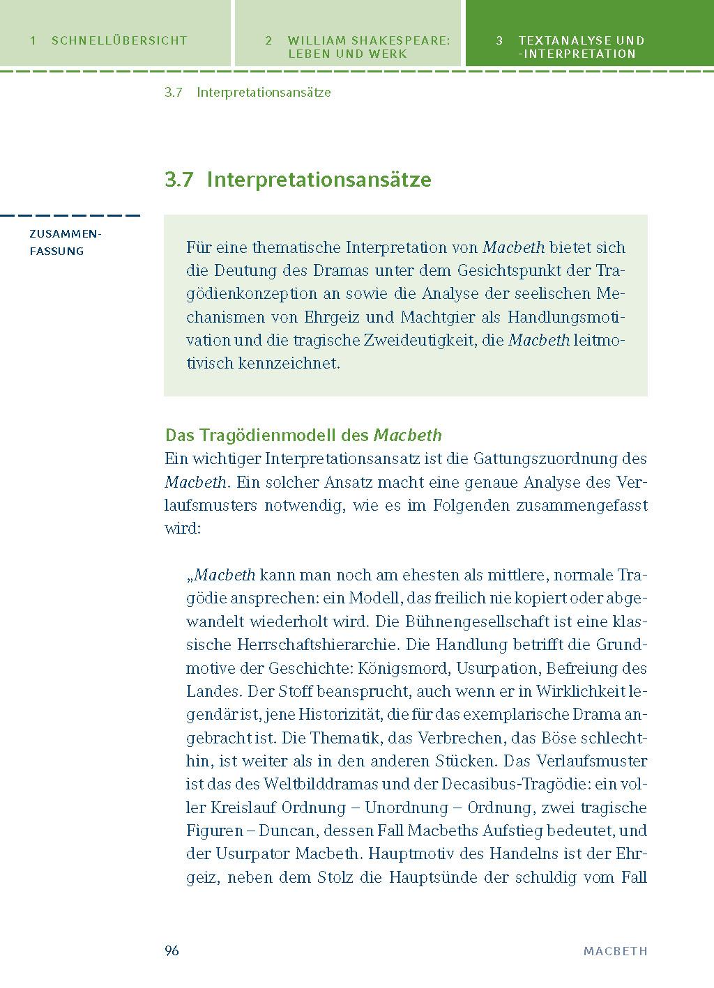 Beispielinhalt (Bild) Macbeth