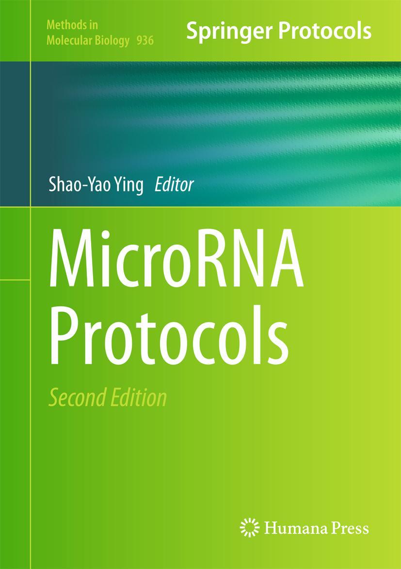 Vorderes Coverbild MicroRNA Protocols