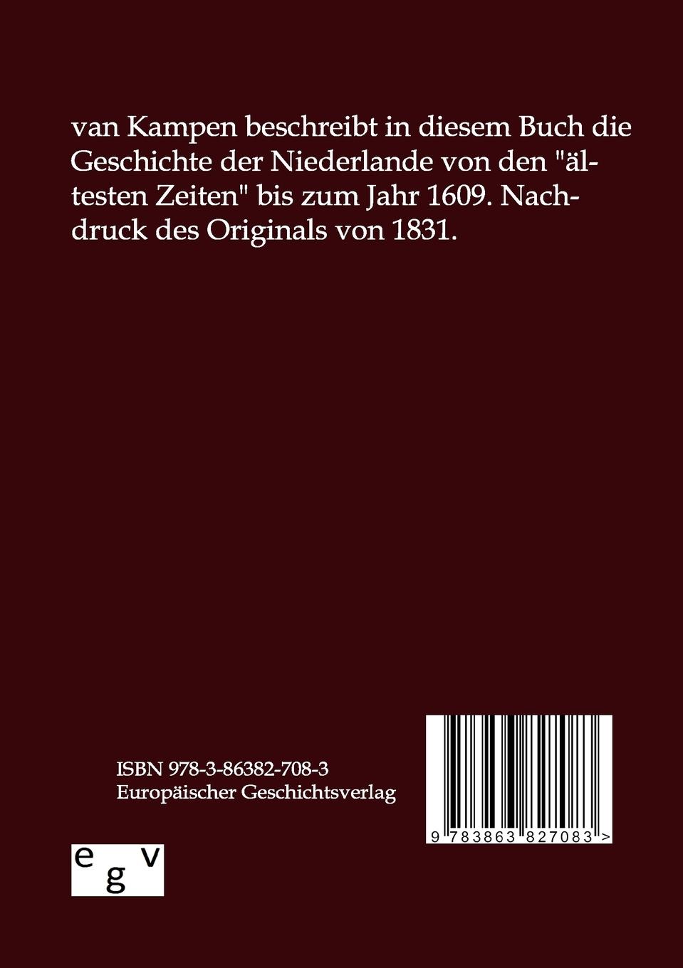 Rückseitencover Geschichte der Niederlande