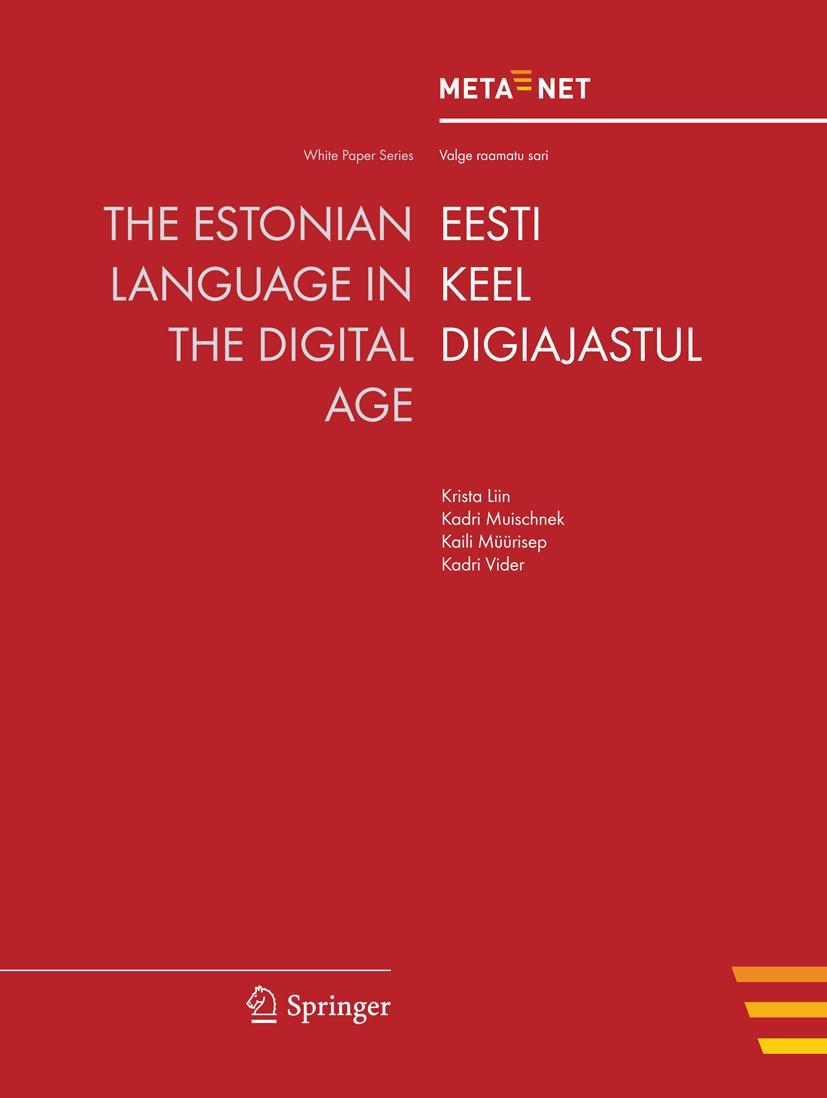 Vorderes Coverbild The Estonian Language in the Digital Age