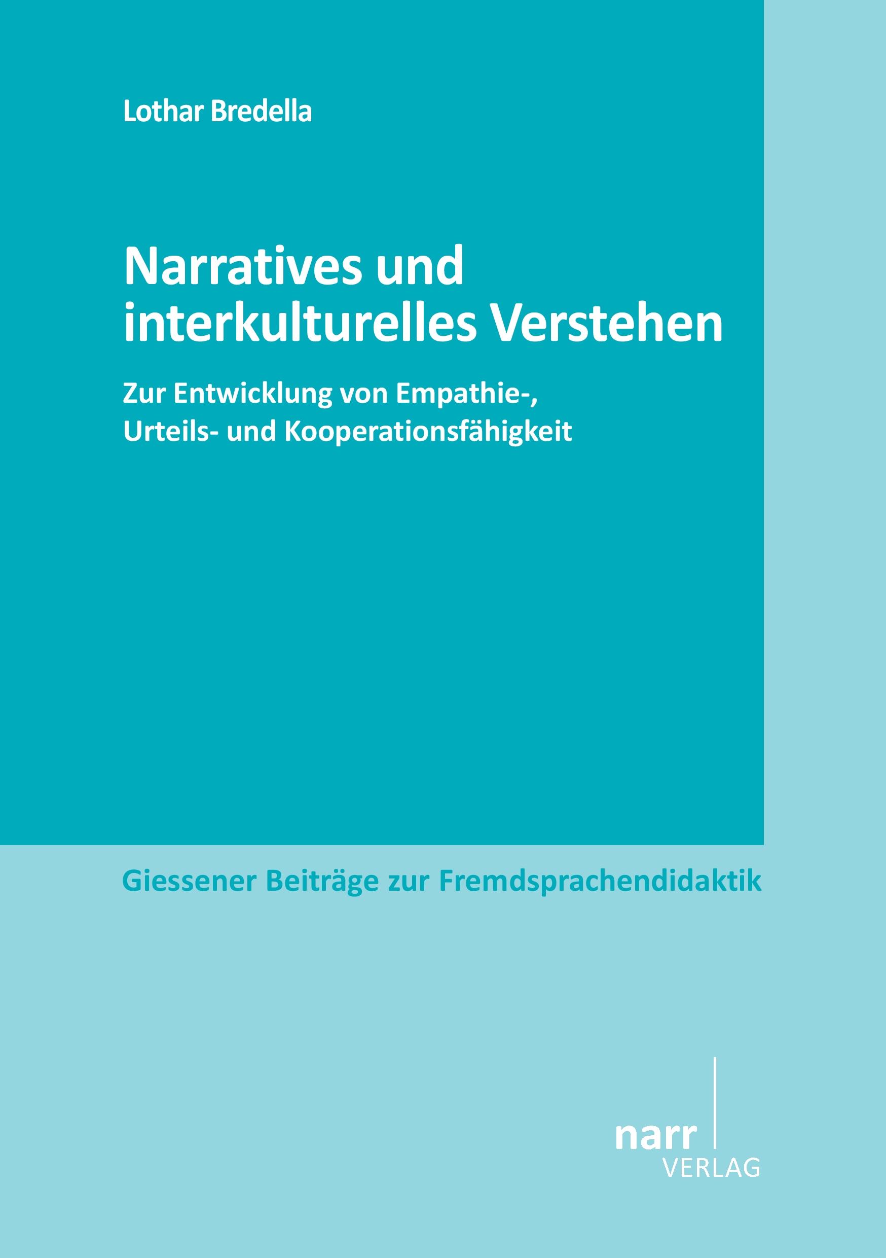 Vorderes Coverbild Narratives und interkulturelles Verstehen