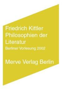 Vorderes Coverbild Philosophien der Literatur