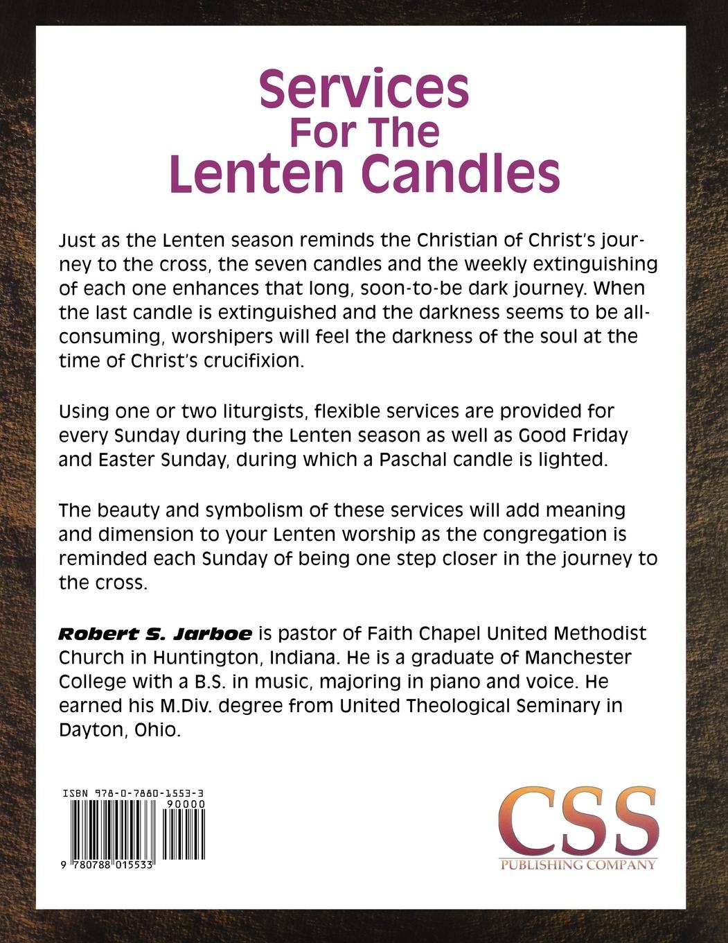 Rückseitencover Services for the Lenten Candles
