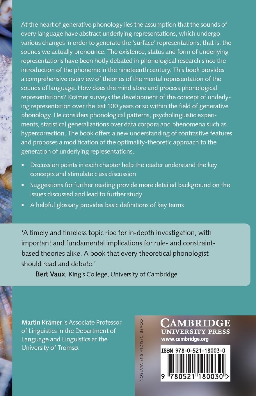 Rückseitencover Underlying Representations