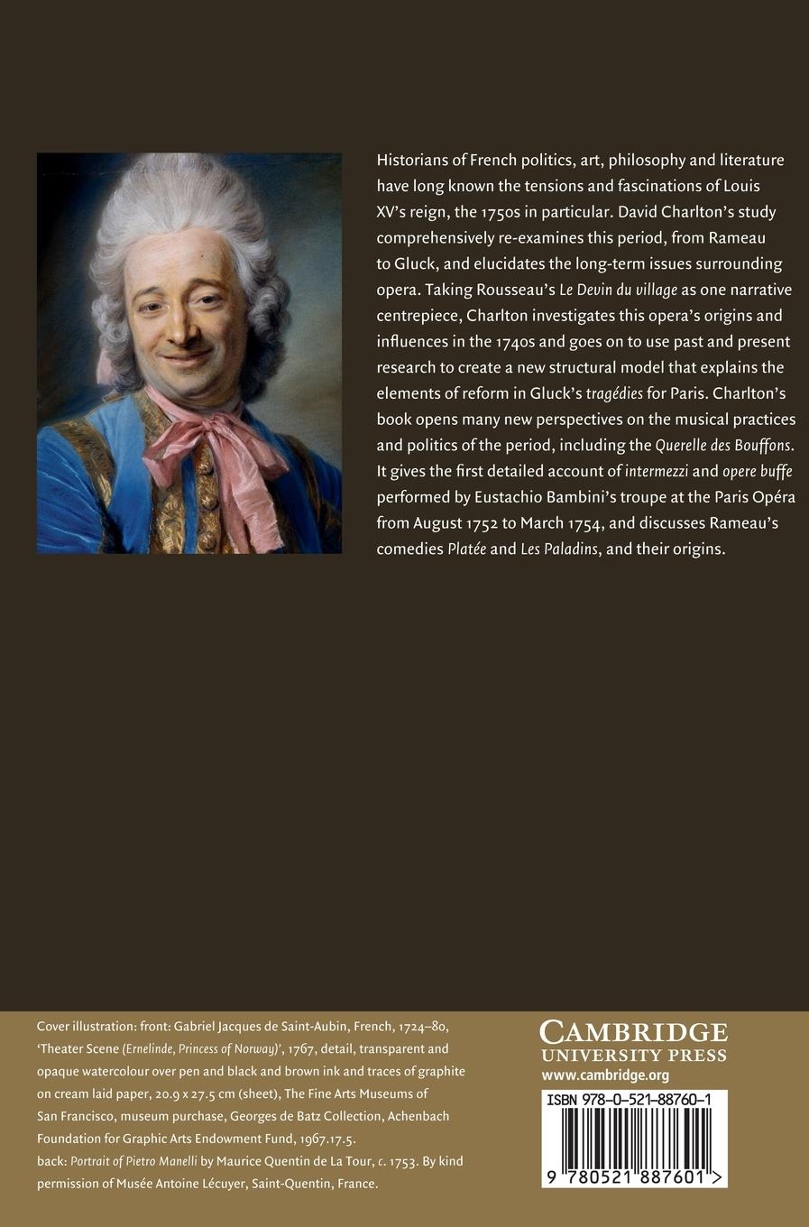 Rückseitencover Opera in the Age of Rousseau