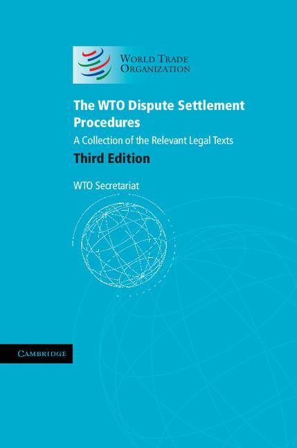 Vorderes Coverbild The Wto Dispute Settlement Procedures