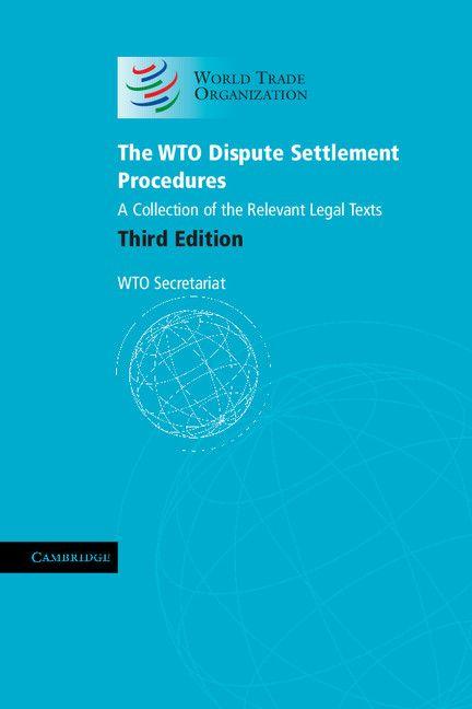 Vorderes Coverbild The WTO Dispute Settlement Procedures