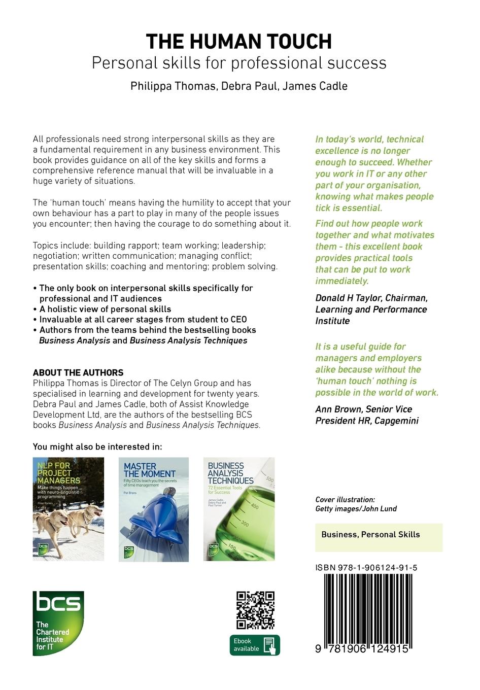 Rückseitencover The Human Touch