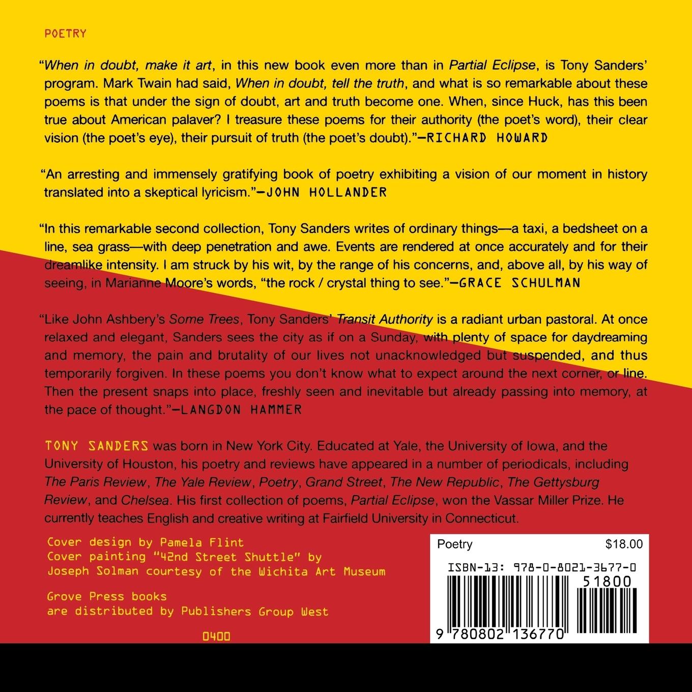 Rückseitencover Transit Authority