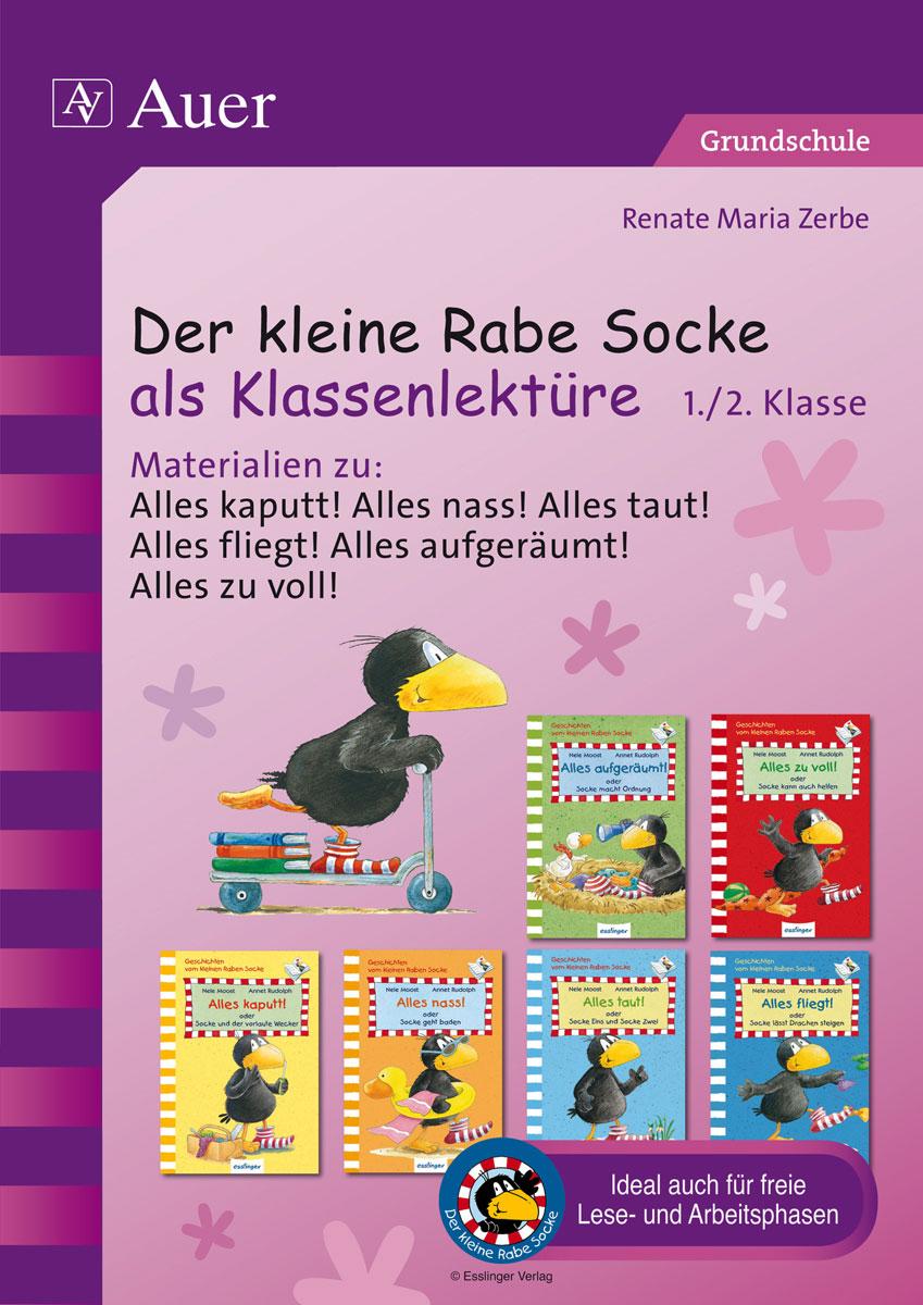 Vorderes Coverbild Der kleine Rabe Socke als Klassenlektüre 1+2