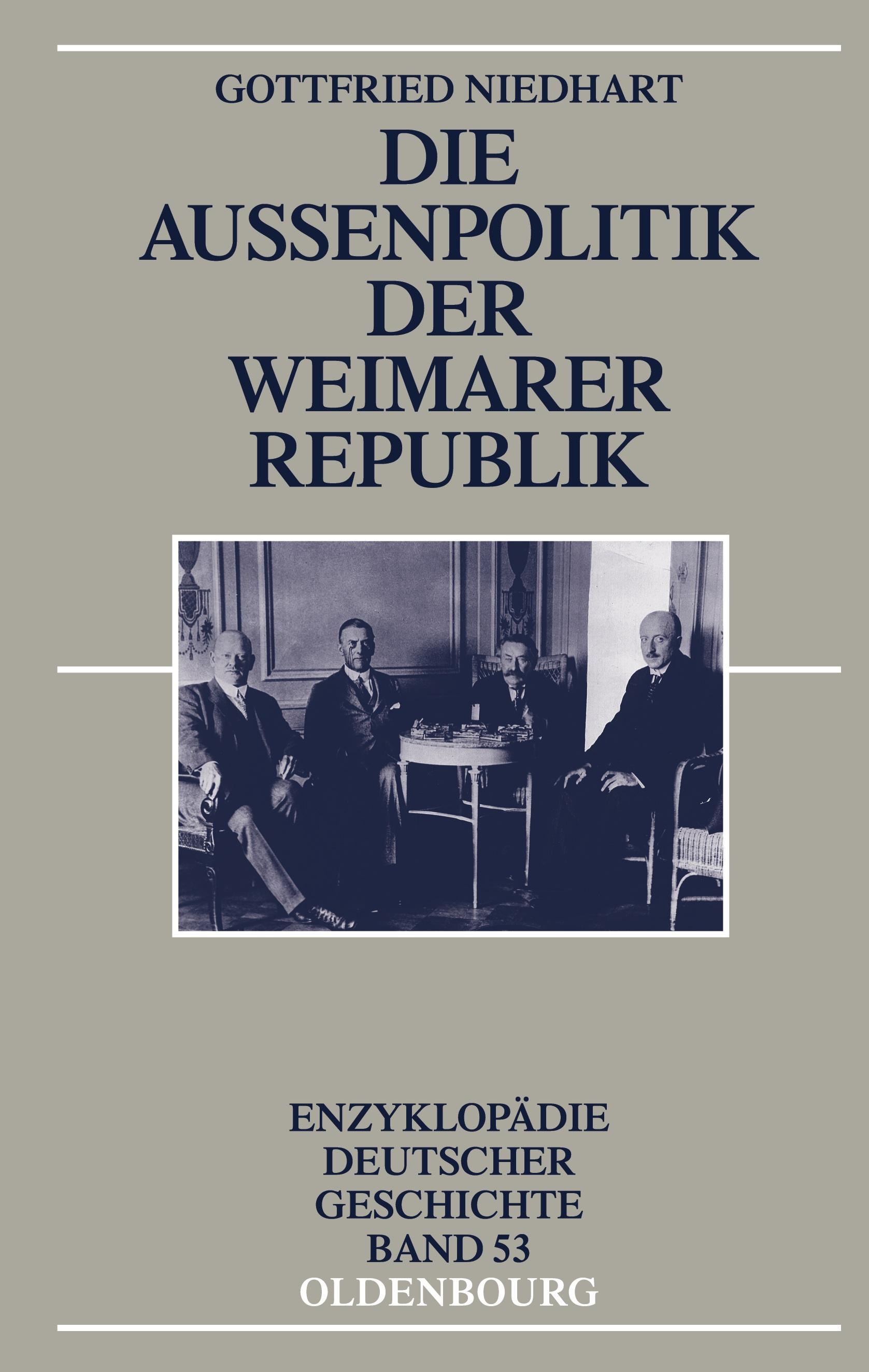 Vorderes Coverbild Die Außenpolitik der Weimarer Republik
