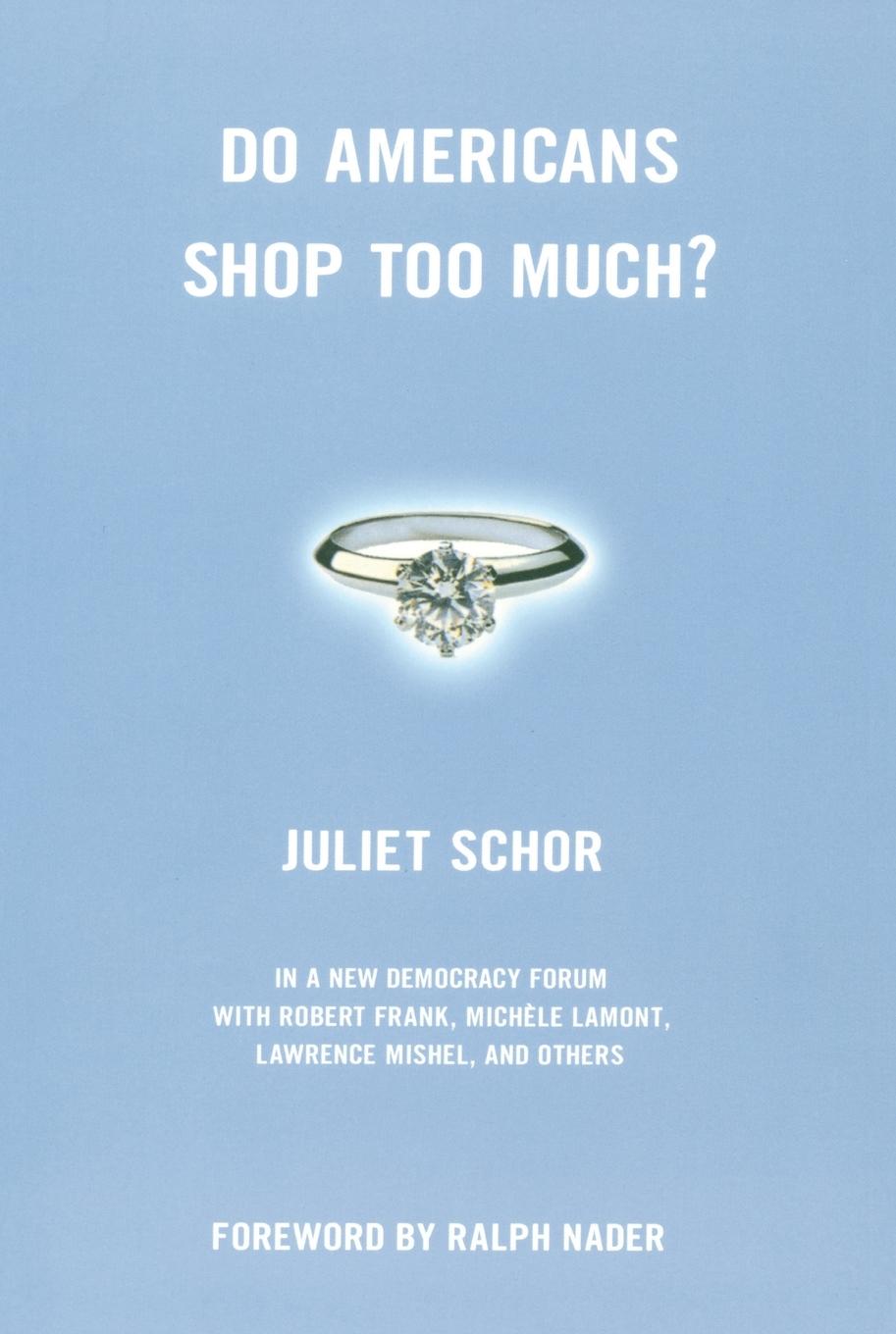 Vorderes Coverbild Do Americans Shop Too Much?