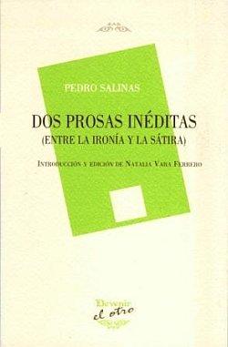 Vorderes Coverbild Dos prosas inéditas : entre la ironía y la sátira