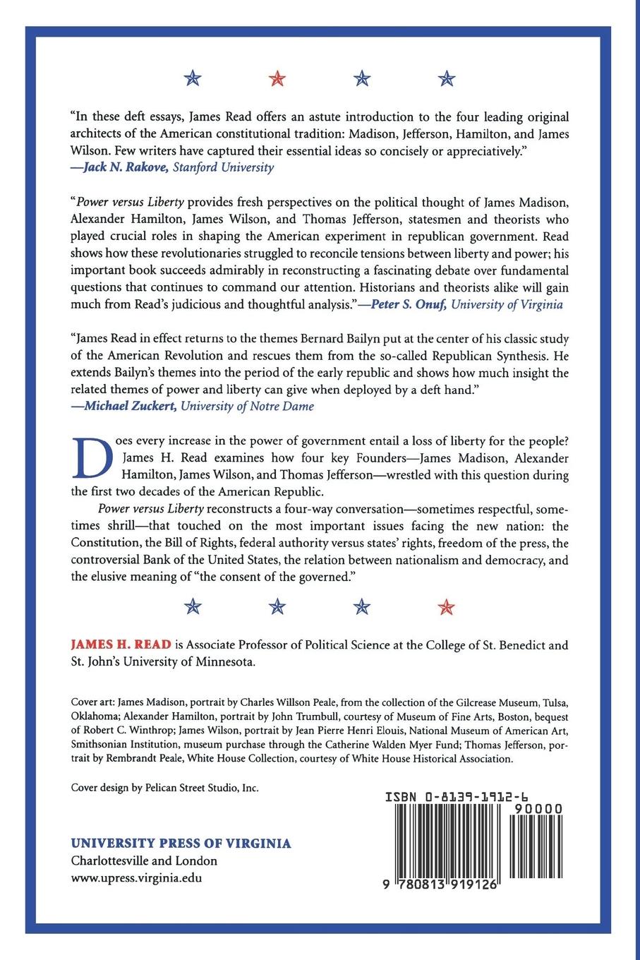 Rückseitencover Power Versus Liberty