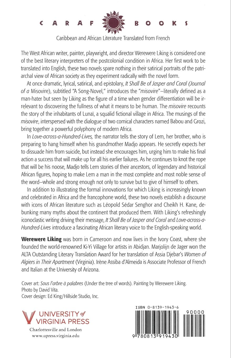 Rückseitencover It Shall Be of Jasper and Coral and Love-Across-A-Hundred-Lives