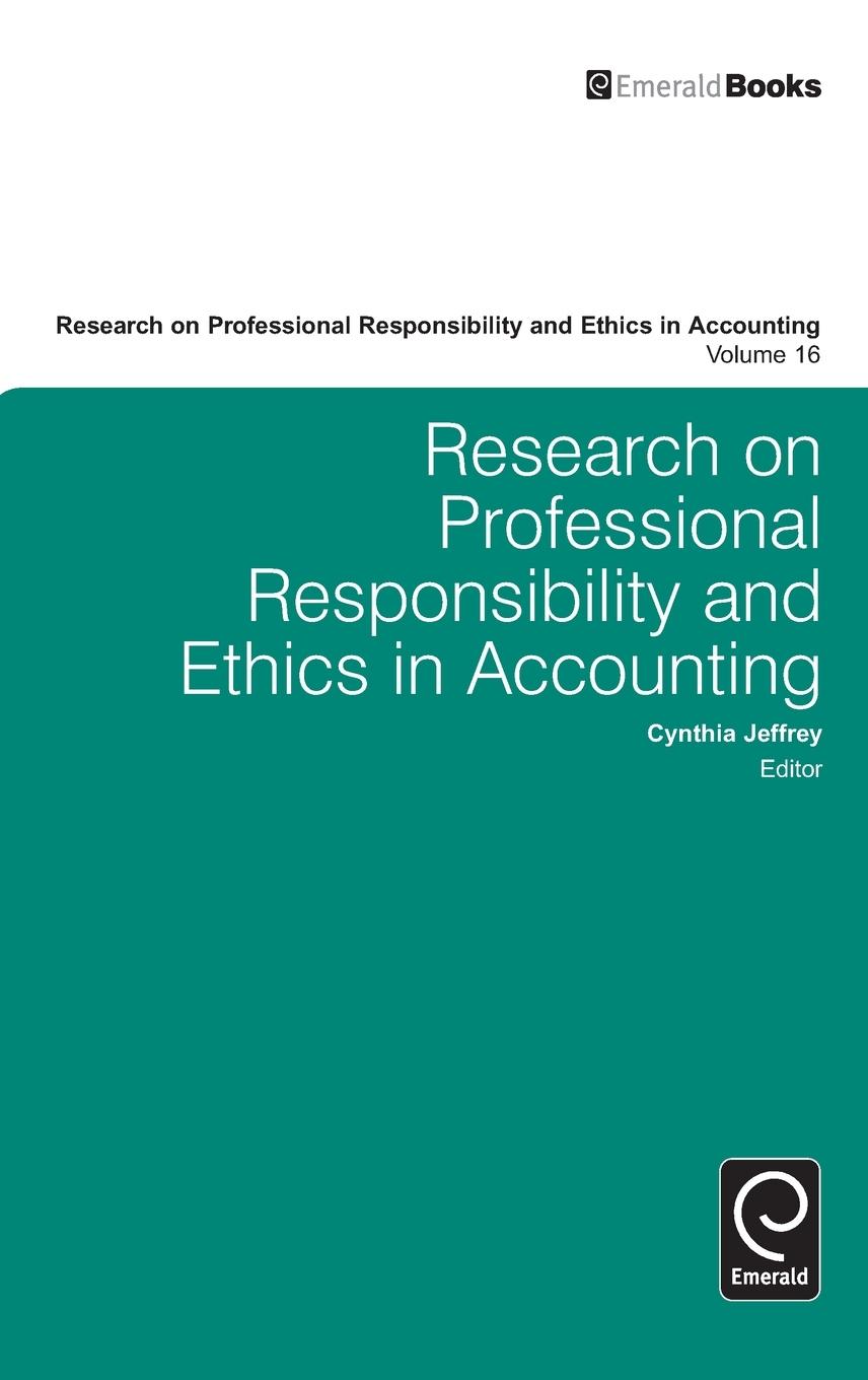 Vorderes Coverbild Research on Professional Responsibility and Ethics in Accounting