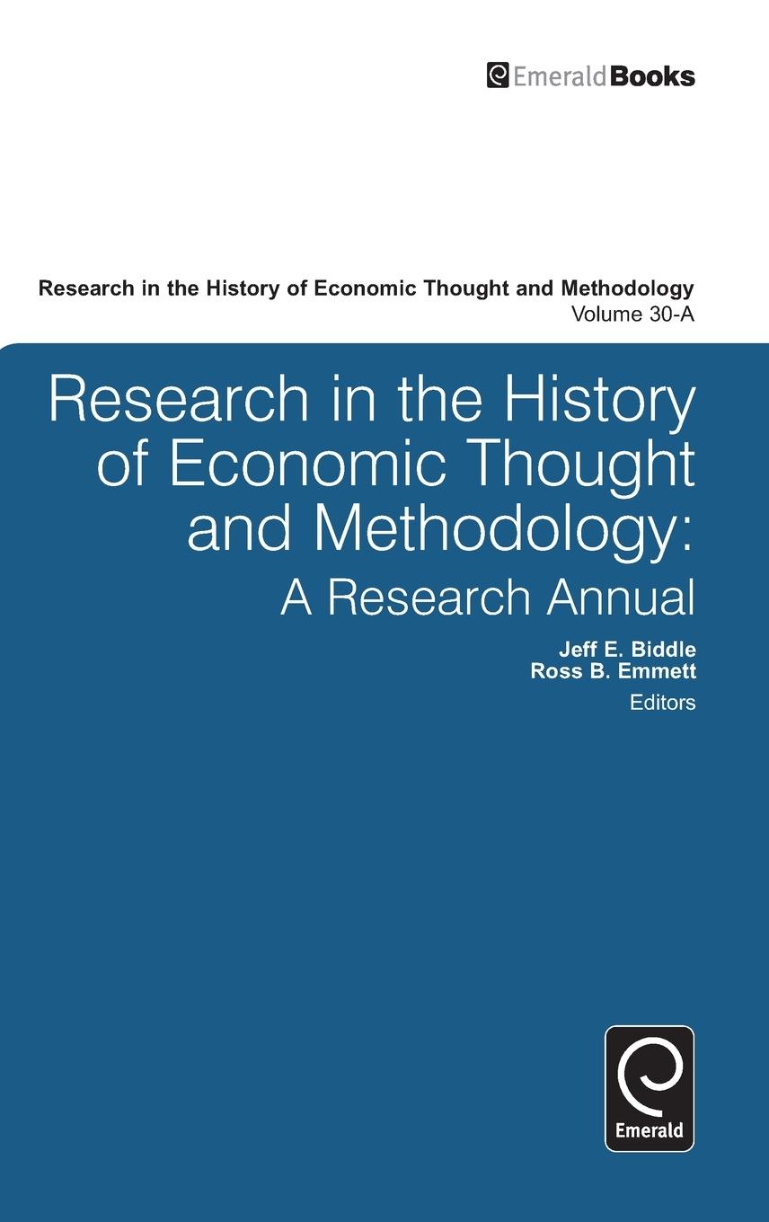 Vorderes Coverbild Research in the History of Economic Thought and Methodology