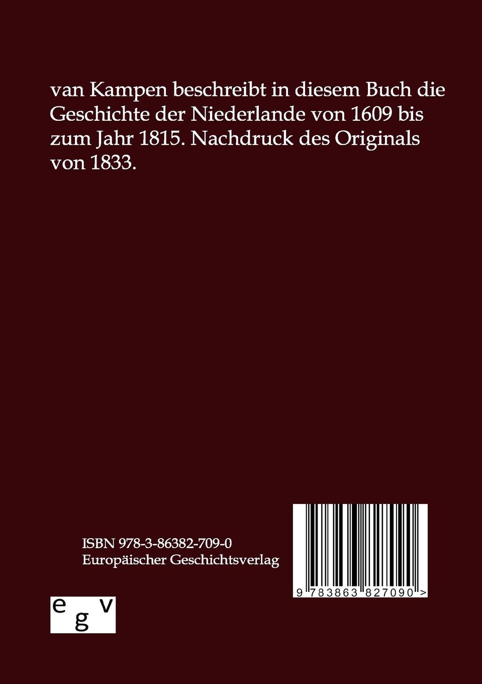 Rückseitencover Geschichte der Niederlande