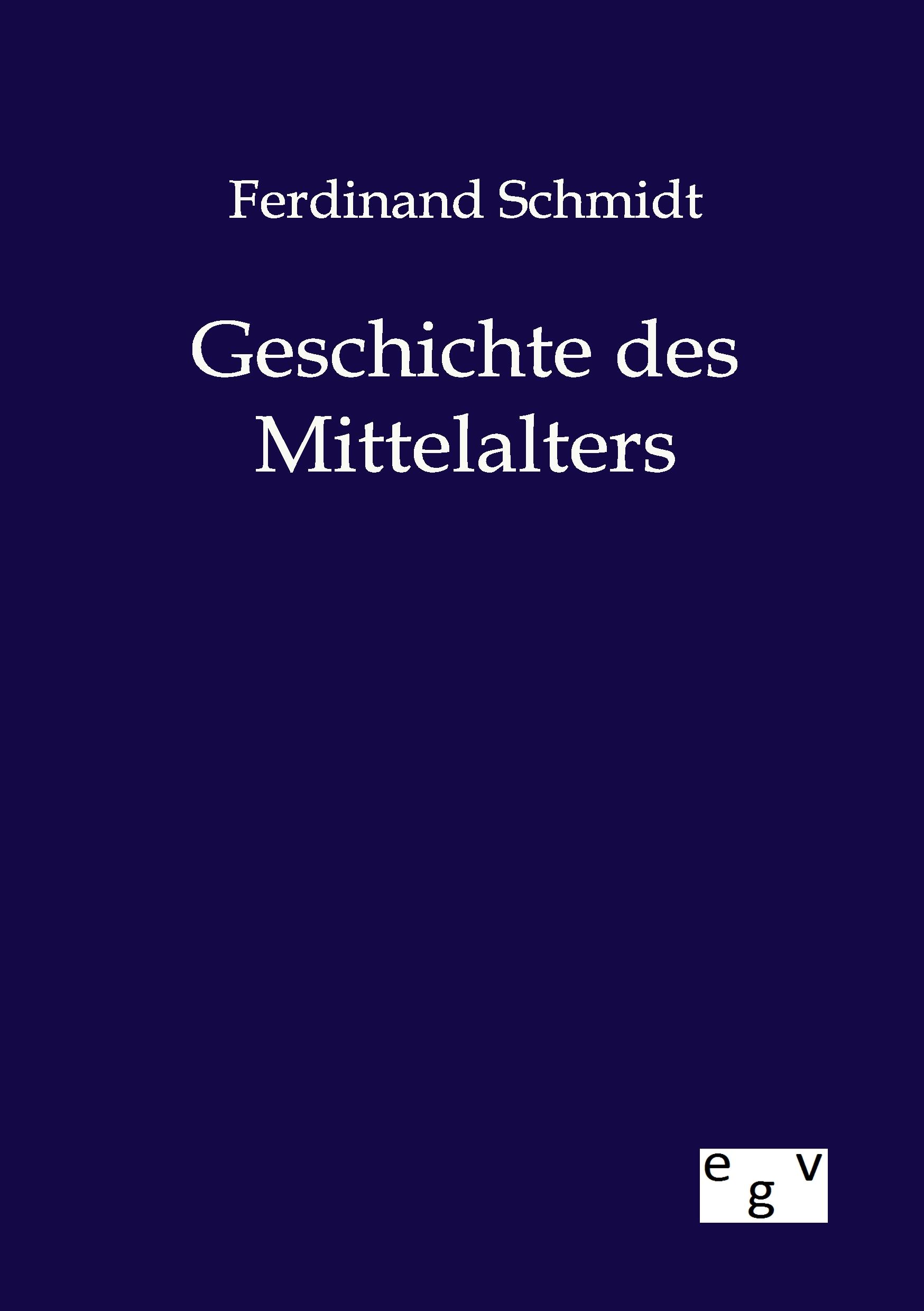 Vorderes Coverbild Geschichte des Mittelalters
