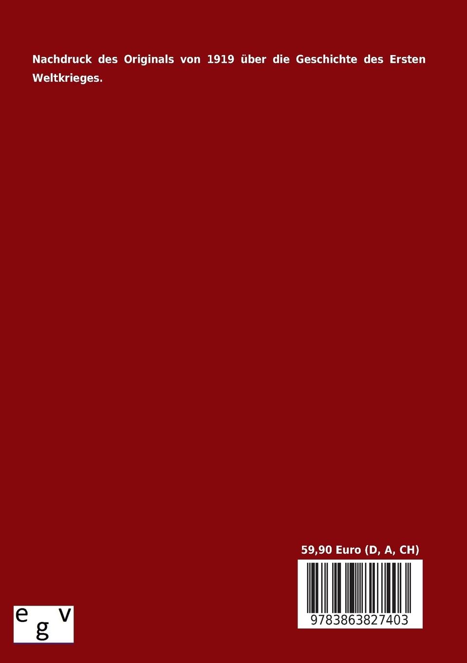 Rückseitencover Geschichte des Krieges
