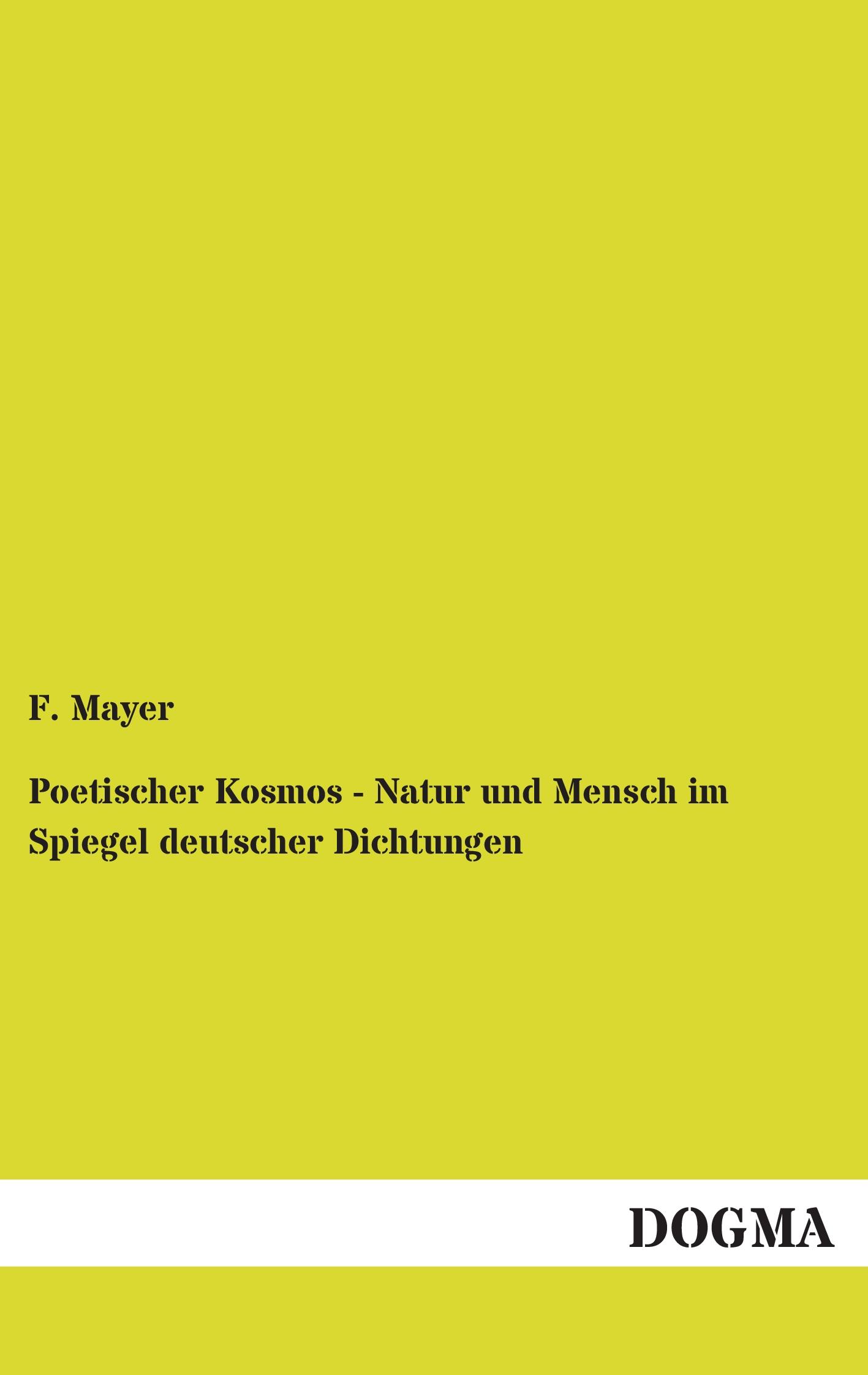 Vorderes Coverbild Poetischer Kosmos - Natur und Mensch im Spiegel deutscher Dichtungen