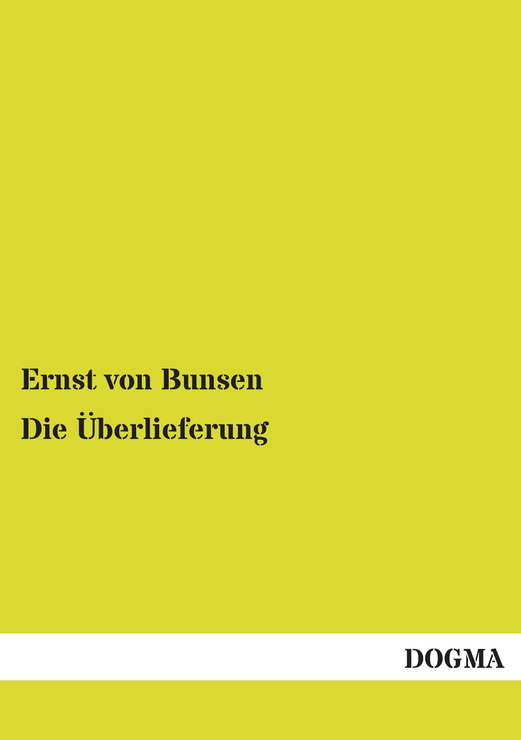 Vorderes Coverbild Die Überlieferung