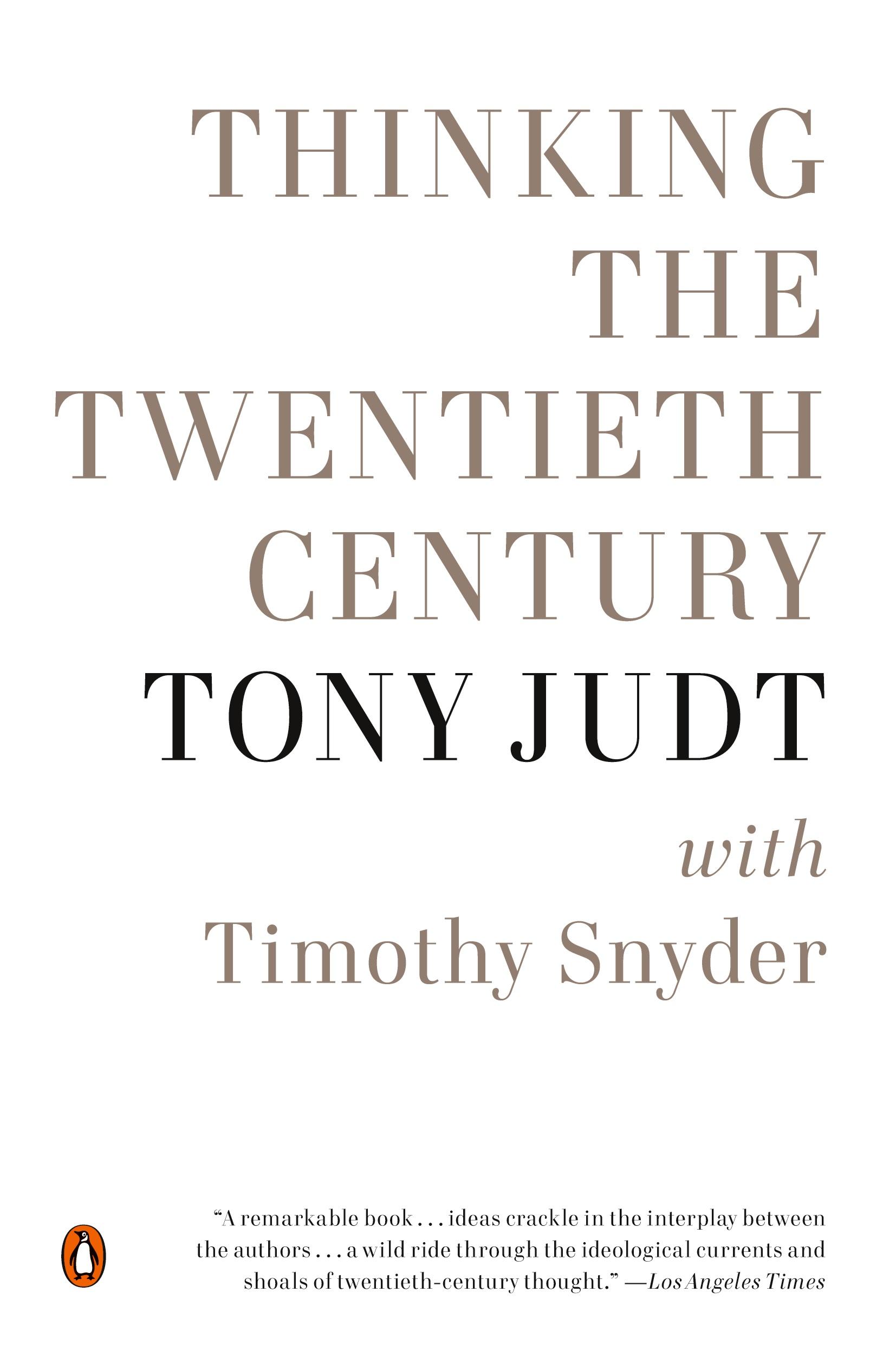 Vorderes Coverbild Thinking the Twentieth Century