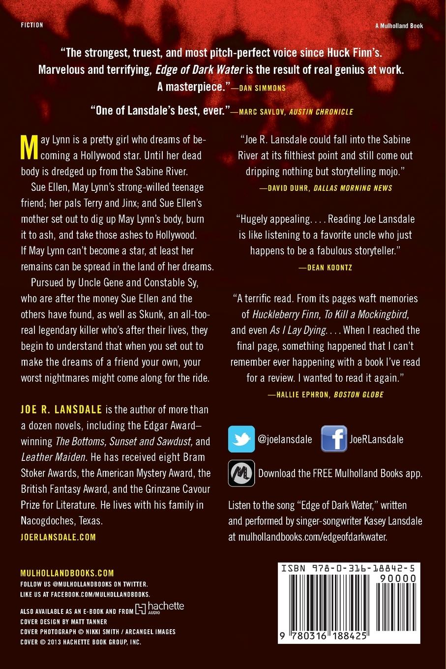 Rückseitencover Edge of Dark Water