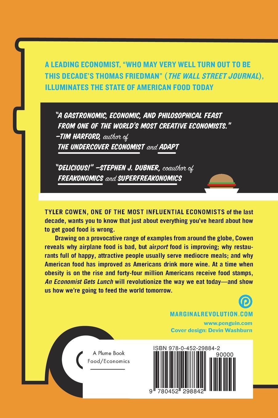 Rückseitencover An Economist Gets Lunch