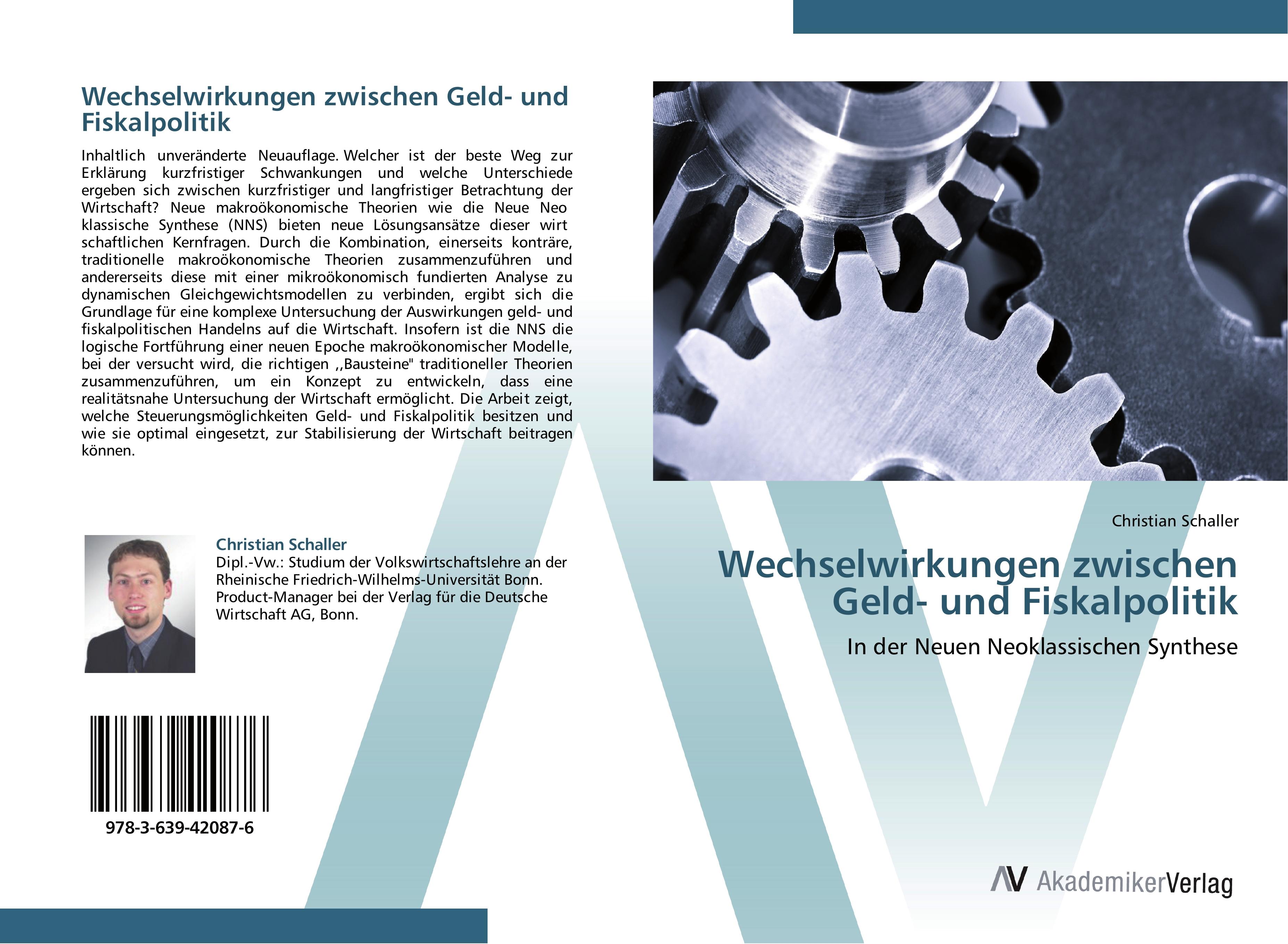 Vorderes Coverbild Wechselwirkungen zwischen Geld- und Fiskalpolitik