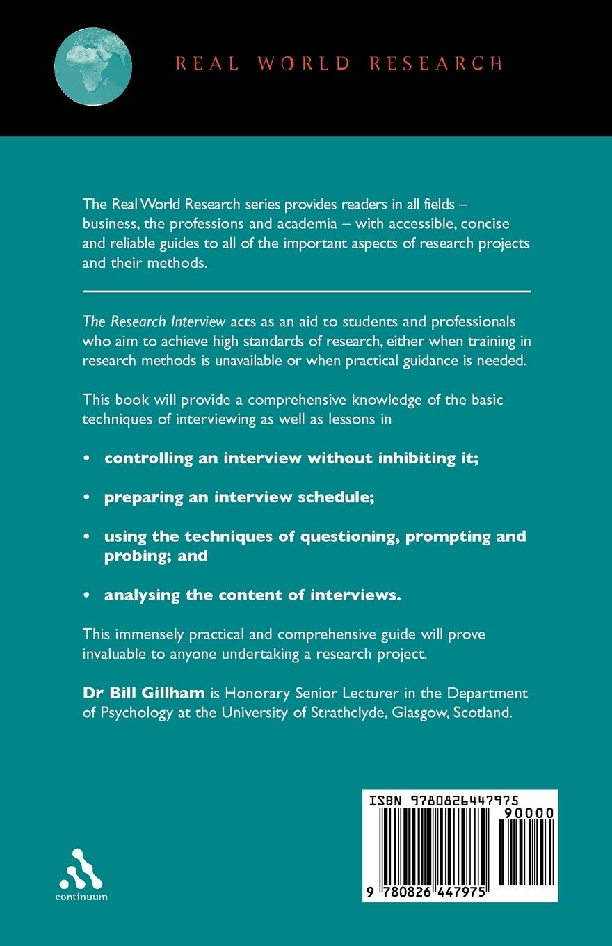 Rückseitencover Research Interview
