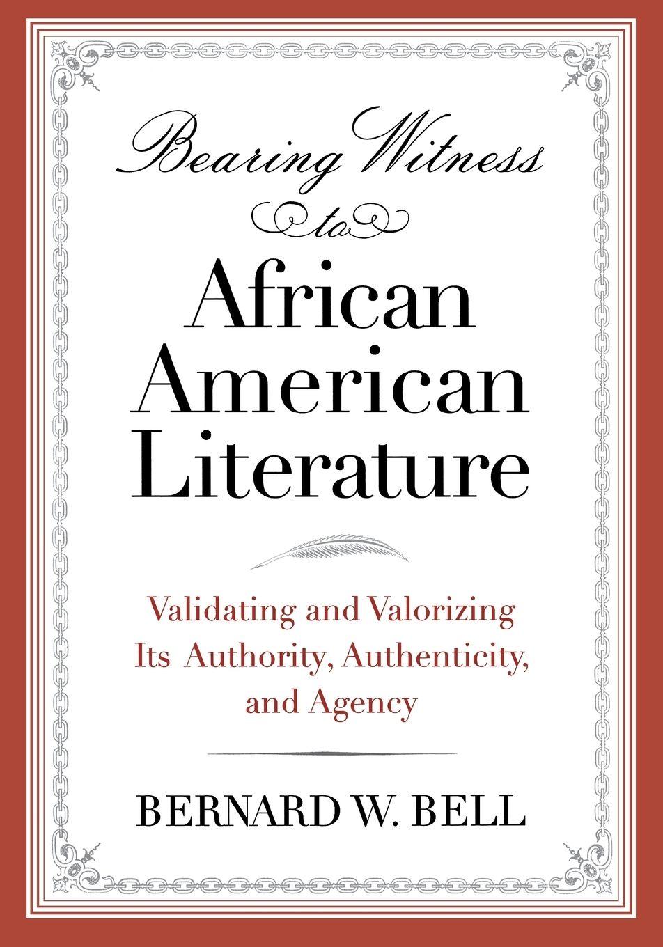 Vorderes Coverbild Bearing Witness to African American Literature