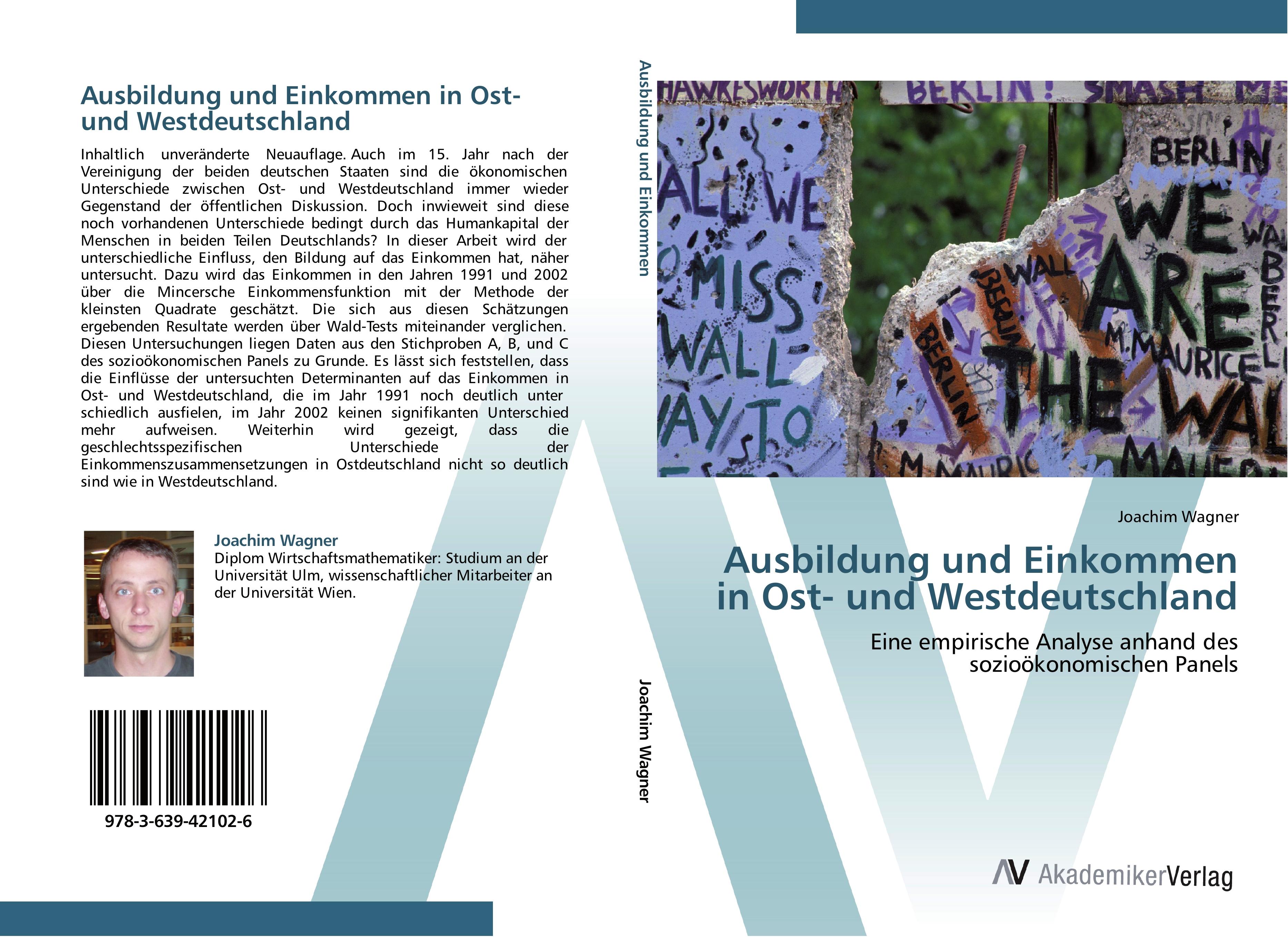 Vorderes Coverbild Ausbildung und Einkommen in Ost- und Westdeutschland