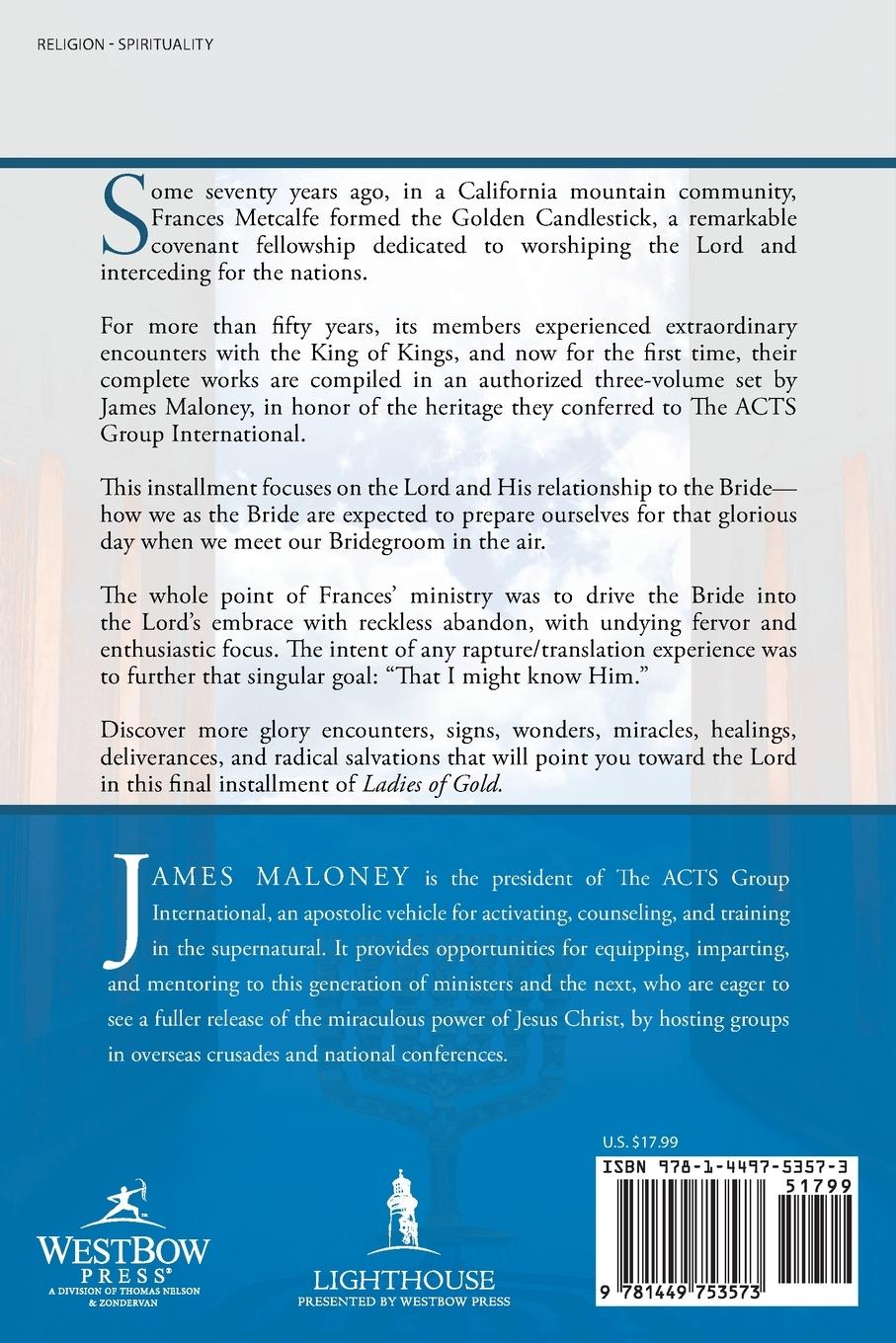 Rückseitencover Ladies of Gold, Volume Three