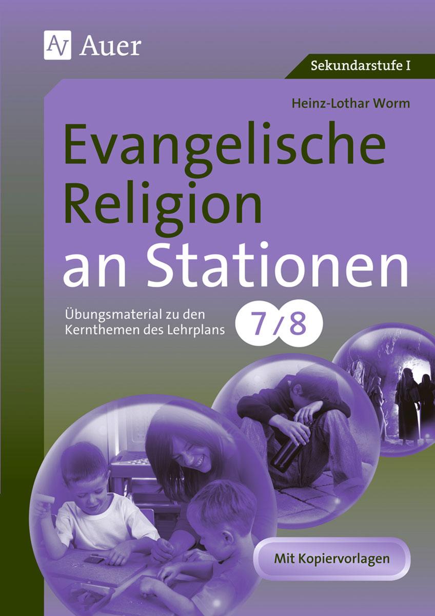 Vorderes Coverbild Evangelische Religion an Stationen
