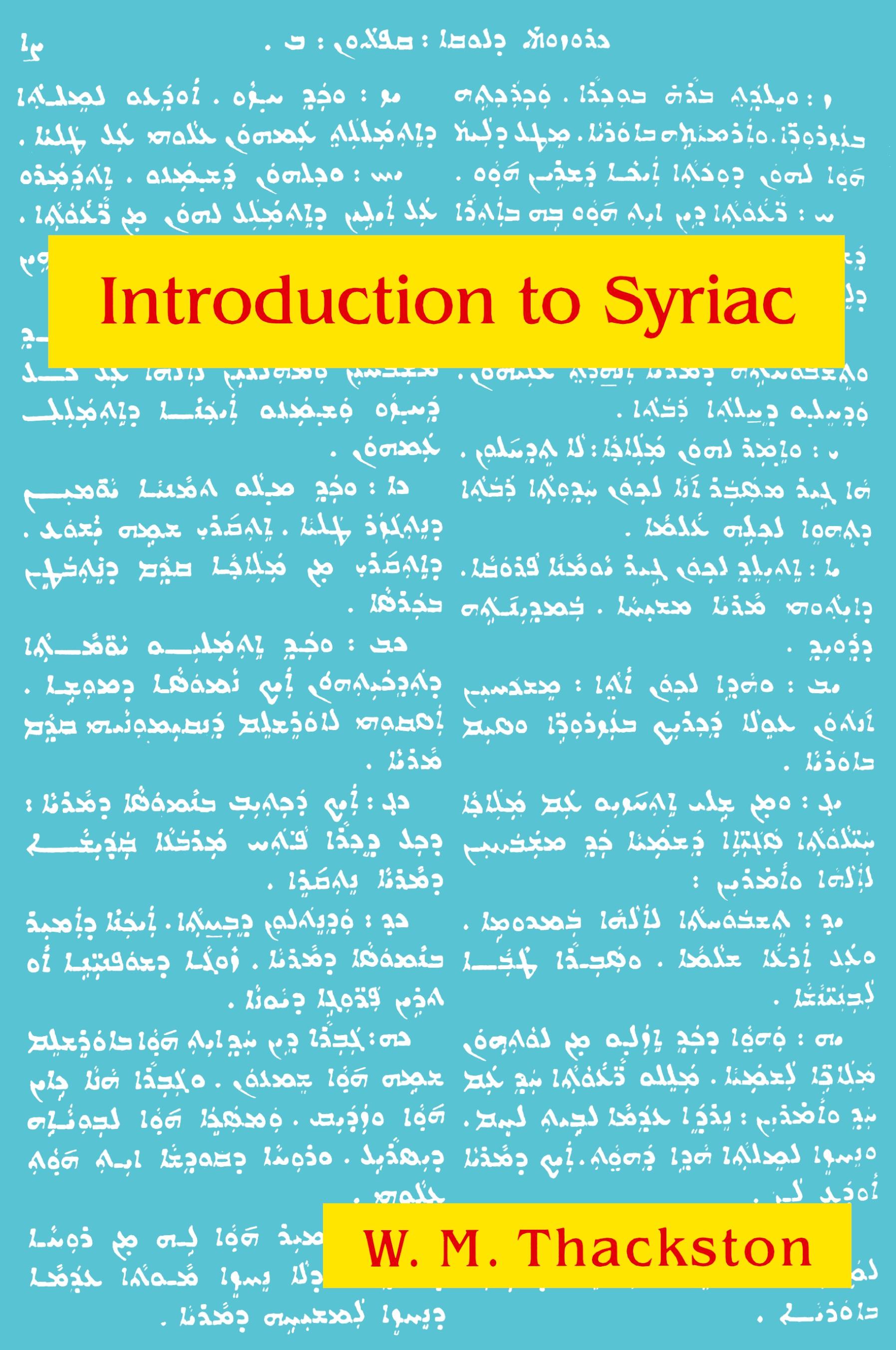 Vorderes Coverbild Introduction to Syriac